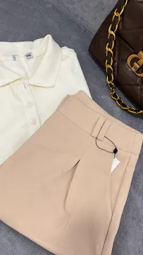 Short em alfaiataria